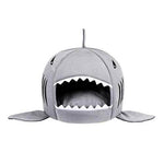 Pet Cave Bed Shark Design Extra-Thick Soft Cushion