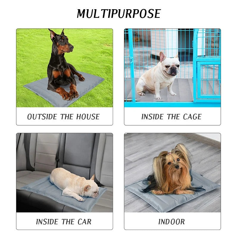 Pet Cooling Mat Portable Oxford Polyester No Electricity