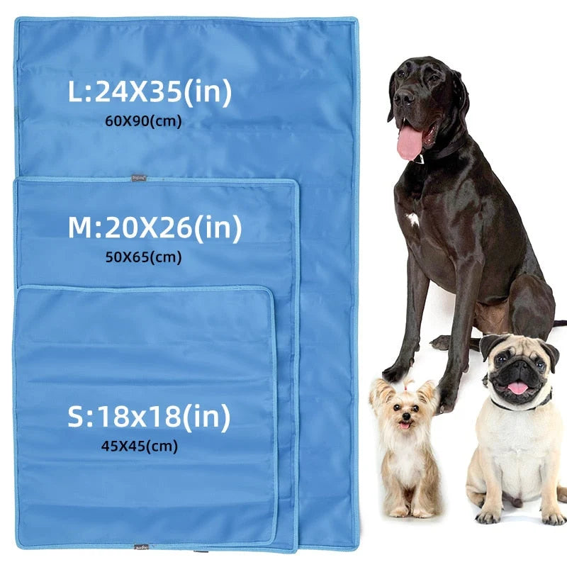 Pet Cooling Mat Portable Oxford Polyester No Electricity