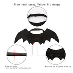Pet Costume Bat Wings Lightweight Felt Adjustable Straps