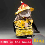Pet Costume King Suit Sizes S-XL