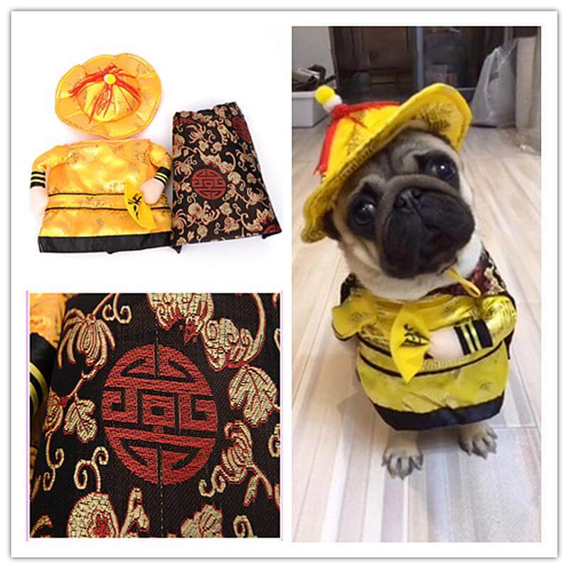 Pet Costume King Suit Sizes S-XL