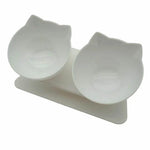 Pet Feeder Bowl Double Bowl Non-Slip Base