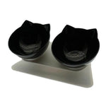 Pet Feeder Bowl Double Bowl Non-Slip Base