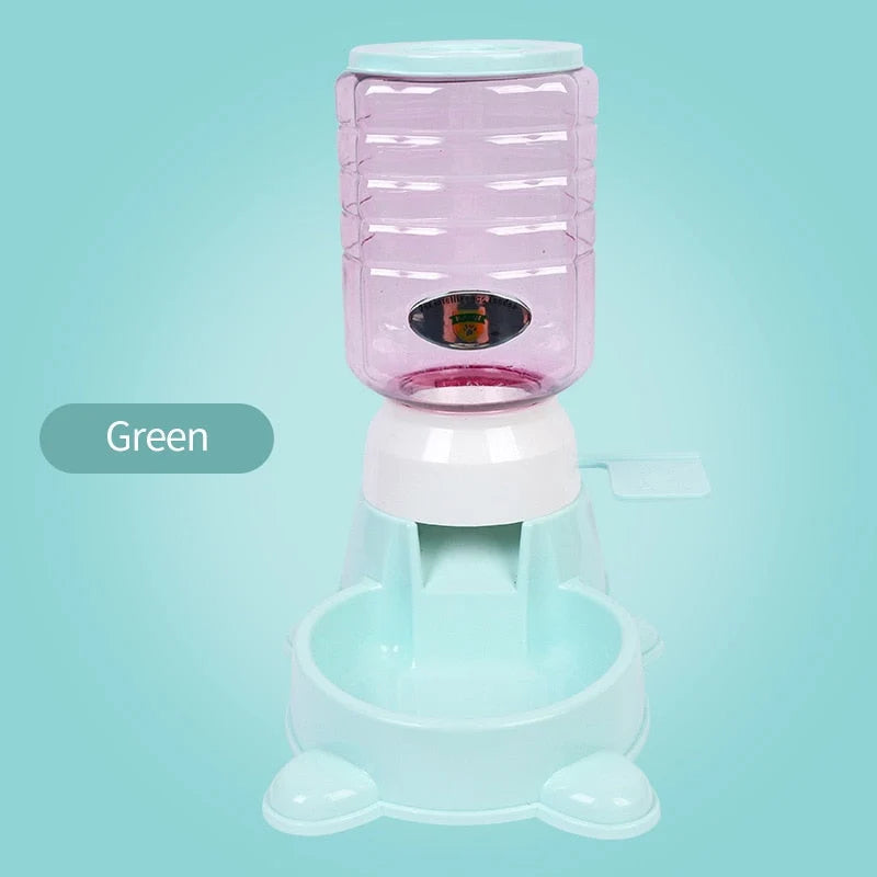 Pet Feeder Push-Down Slow-Release 1.9 Qt Capacity