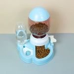 Pet Feeder Push-Down Slow-Release 1.9 Qt Capacity
