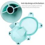 Pet Feeder Push-Down Slow-Release 1.9 Qt Capacity
