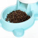 Pet Feeder Push-Down Slow-Release 1.9 Qt Capacity