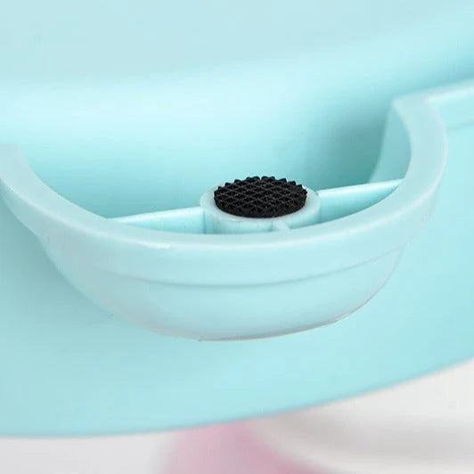 Pet Feeder Push-Down Slow-Release 1.9 Qt Capacity