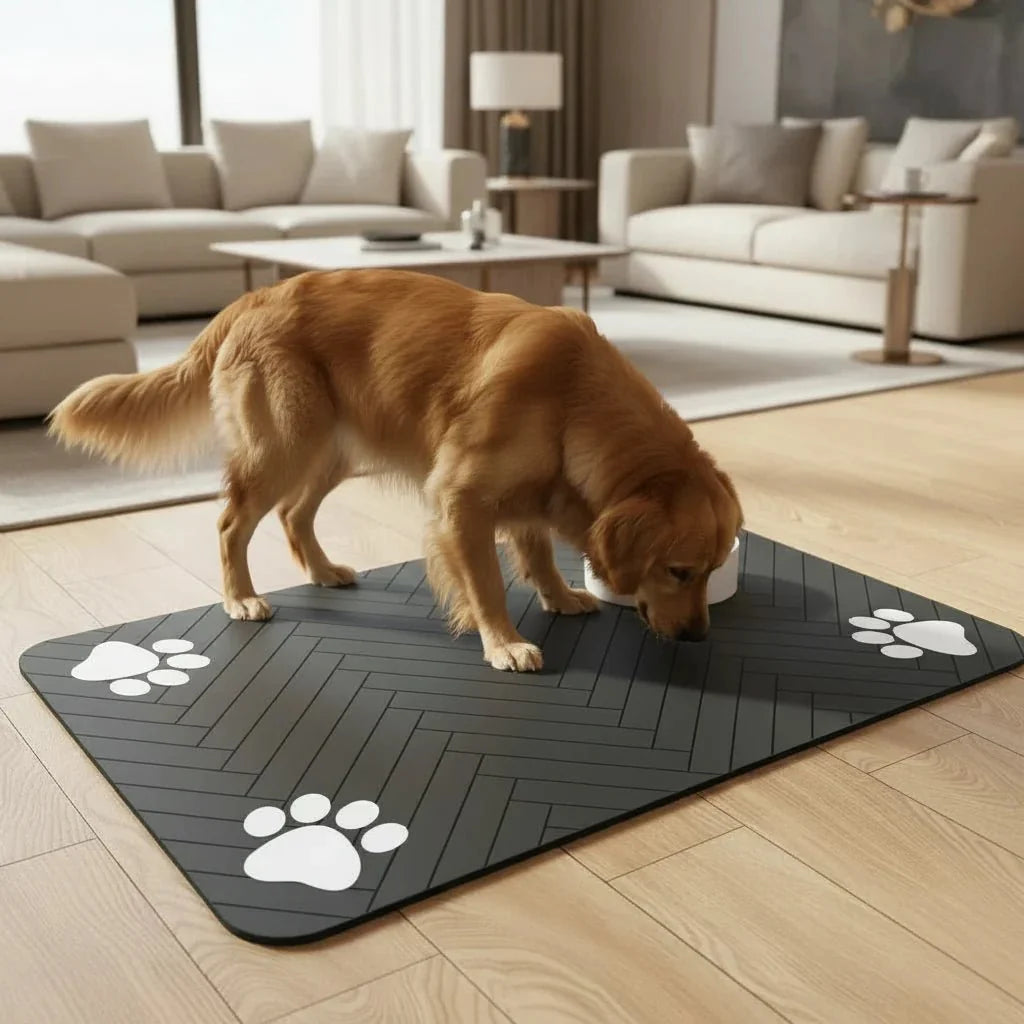 Pet Feeding Mat Absorbent Waterproof Non-Slip Backing