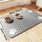 Pet Feeding Mat Absorbent Waterproof Non-Slip Backing