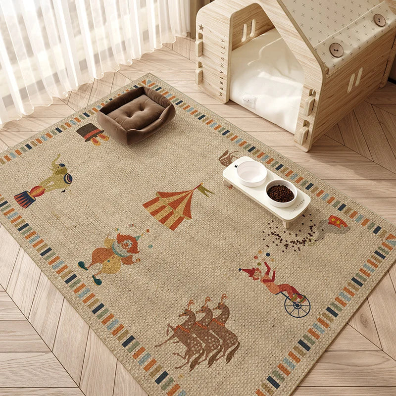 Pet Feeding Mat Non-Slip Easy-Clean Washable Surface