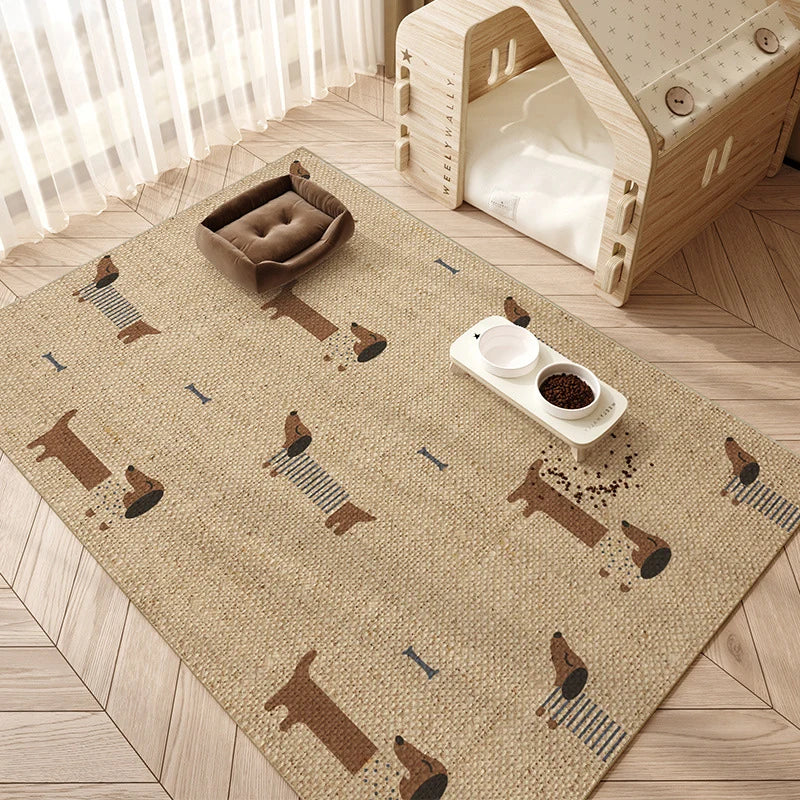 Pet Feeding Mat Non-Slip Easy-Clean Washable Surface