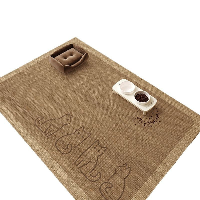 Pet Feeding Mat Non-Slip Easy-Clean Washable Surface