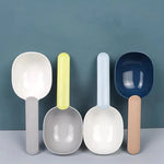 Pet Food Scoop Built-In Bag Clip & Measuring Spoon