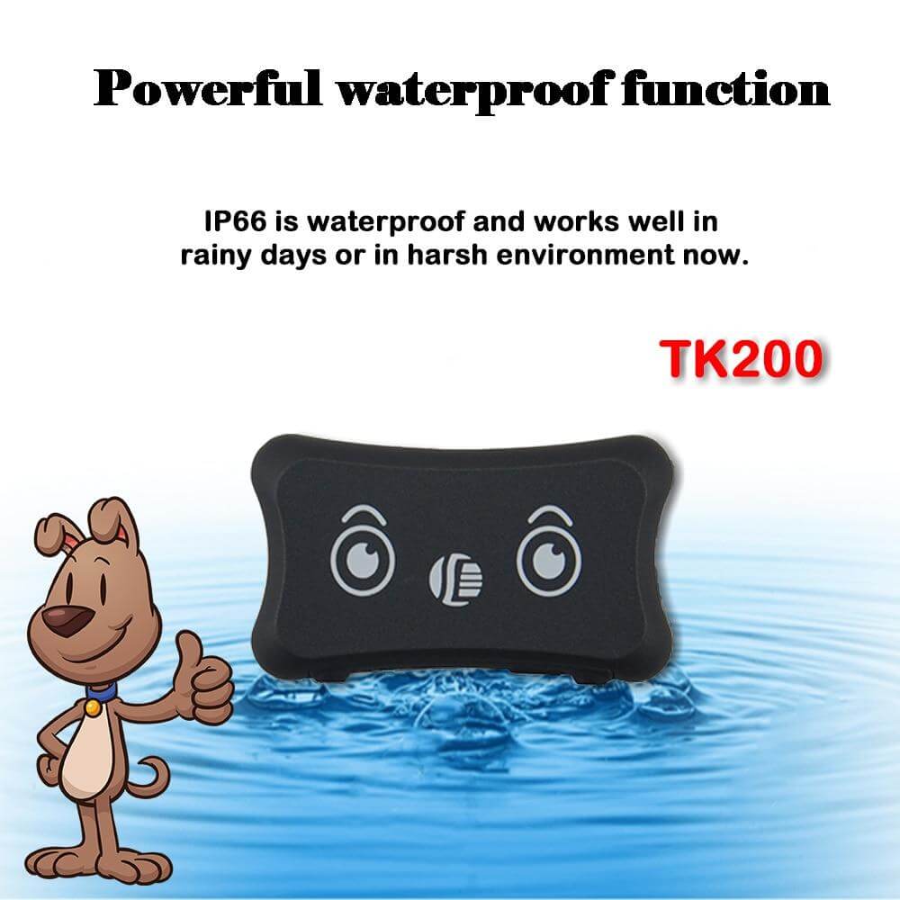 Pet GPS Tracker Real-Time Tracking IP66 Waterproof