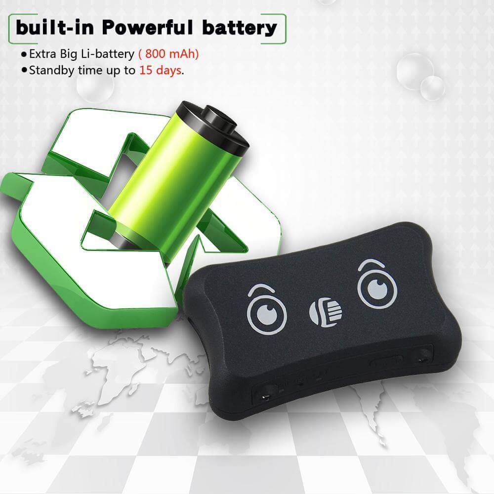Pet GPS Tracker Real-Time Tracking IP66 Waterproof