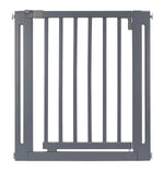Pet Gate Solid Hardwood Swing Door Pressure-Mounted 28–38 Inch Wide