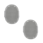 Pet Grooming Brush Comfort Grip & Soft Bristles 2-Pack