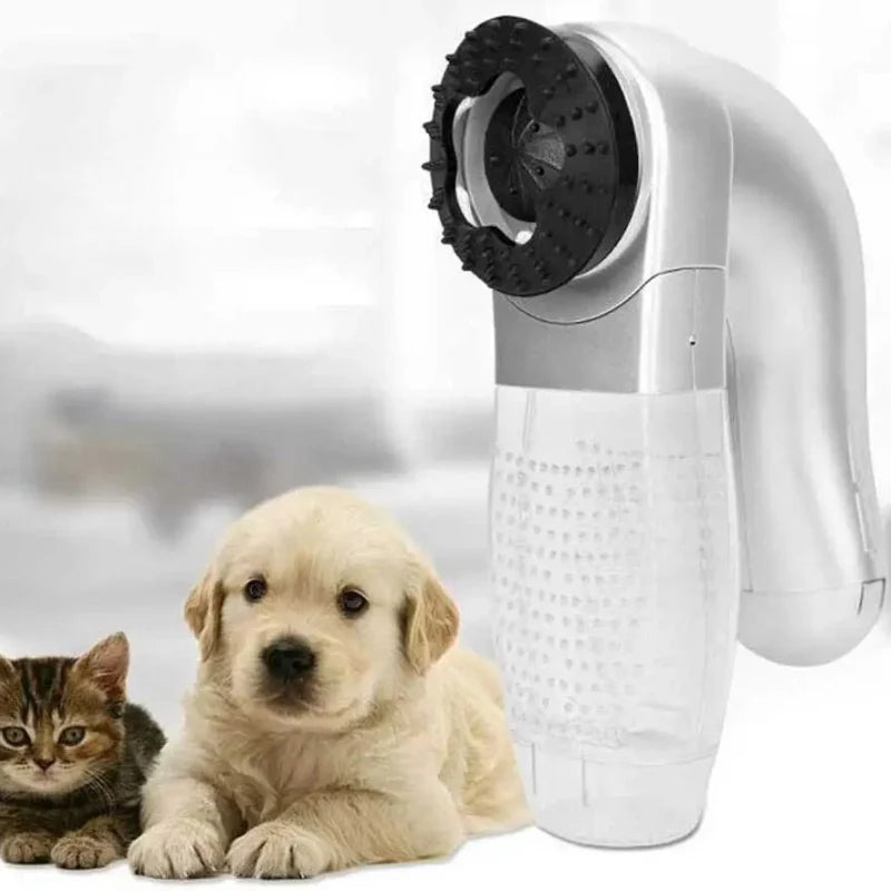 Pet Grooming Brush Cordless Massage & Fur Remover