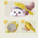 Pet Grooming Brush Self-Cleaning Smooth-Tip for Cats & Dogs