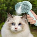 Pet Grooming Brush Steam Mist Stainless Steel Bristles