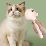 Pet Grooming Brush Steam Mist Stainless Steel Bristles