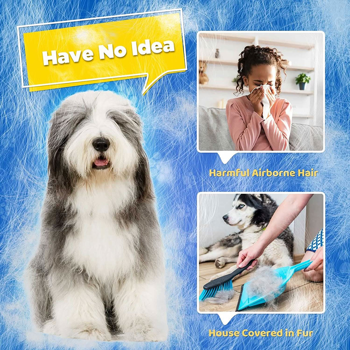 Pet Grooming Glove Soft Massage Nubs Washable & Reusable