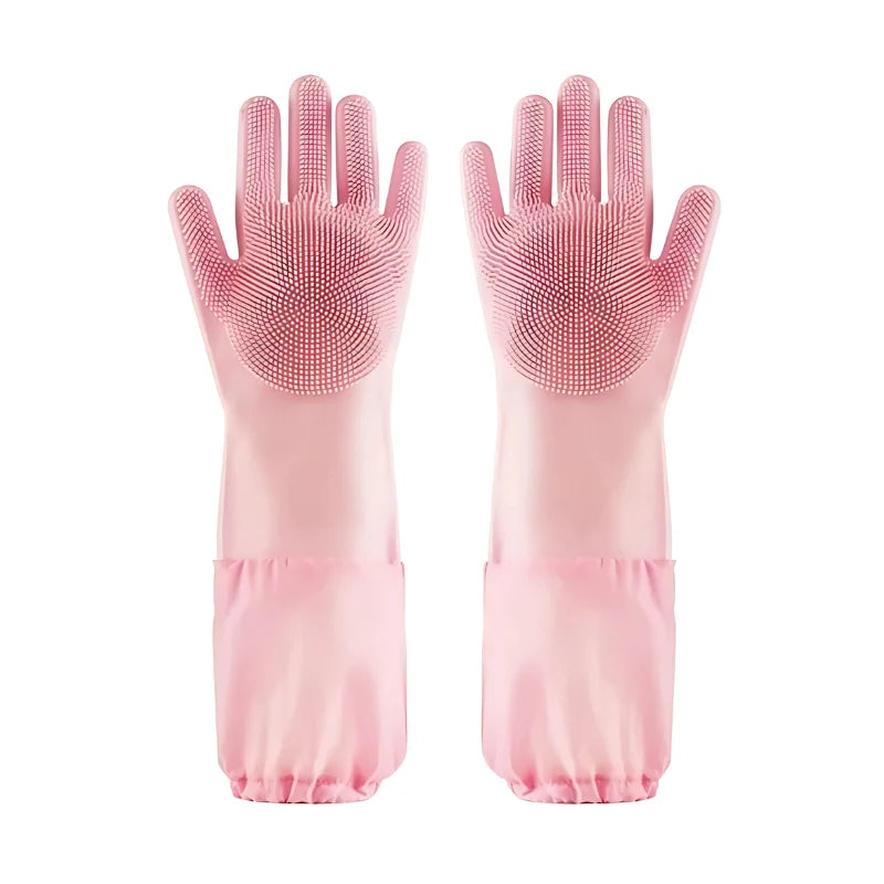 Pet Grooming Gloves Silicone Deshedding & Massage