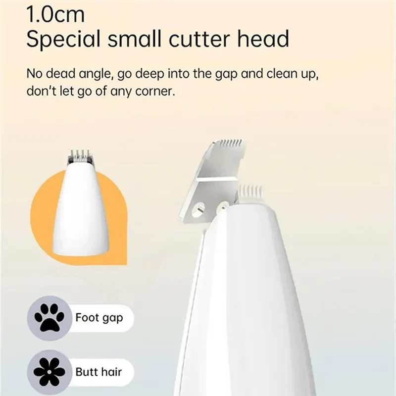 Pet Grooming Kit Cordless Fur Trimmer & Nail Grinder