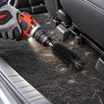 Pet Hair Drill Brush Set Silicone Bristles Set of 2
