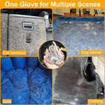 Pet Hair Removal Gloves Soft Massage Bristles Reusable