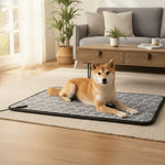 Pet Heating Mat Adjustable Heat Settings Waterproof Surface