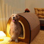 Pet House Foldable Breathable Cotton Cozy Retreat