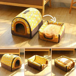 Pet House Foldable Breathable Cotton Cozy Retreat