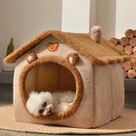 Pet House Foldable Cotton Machine-Washable Cover