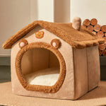 Pet House Foldable Cotton Machine-Washable Cover