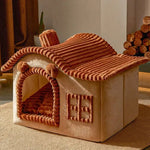 Pet House Foldable Cotton Machine-Washable Cover