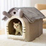 Pet House Soft Padded Removable Machine-Washable Cover