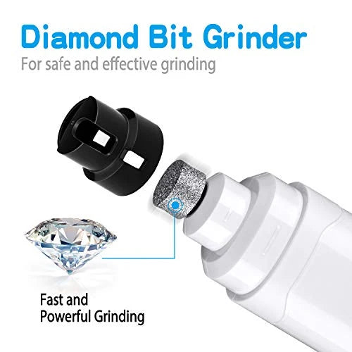 Pet Nail Grinder 2-Speed Diamond Drum USB Rechargeable