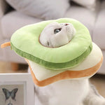 Pet Recovery Collar Soft Cotton Avocado Plush Adjustable