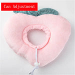 Pet Recovery Collar Soft Cotton Avocado Plush Adjustable