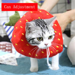 Pet Recovery Collar Soft Cotton Avocado Plush Adjustable