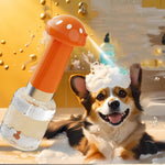 Pet Shampoo Brush Automatic Foaming Food-Grade Silicone Bristles