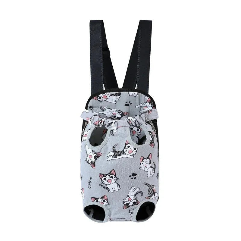 Pet Sling Carrier Ventilated Mesh Adjustable Padded Straps