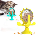 Pet Slow Feeder Toy Adjustable Rotating Suction Cup