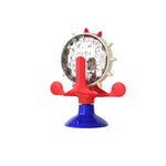 Pet Slow Feeder Toy Adjustable Rotating Suction Cup