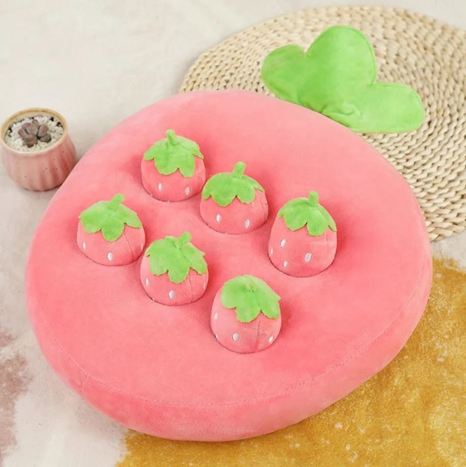 Pet Snuffle Toy Detachable Fruit Pieces Interactive Sniffing