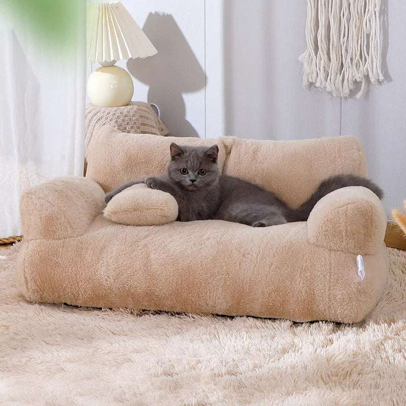Pet Sofa Plush Cotton Waterproof Four-Season Comfort