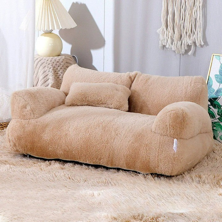 Pet Sofa Plush Cotton Waterproof Four-Season Comfort
